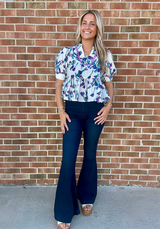 Allison Peplum Top