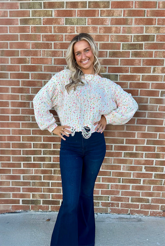 Carly Confetti Sweater