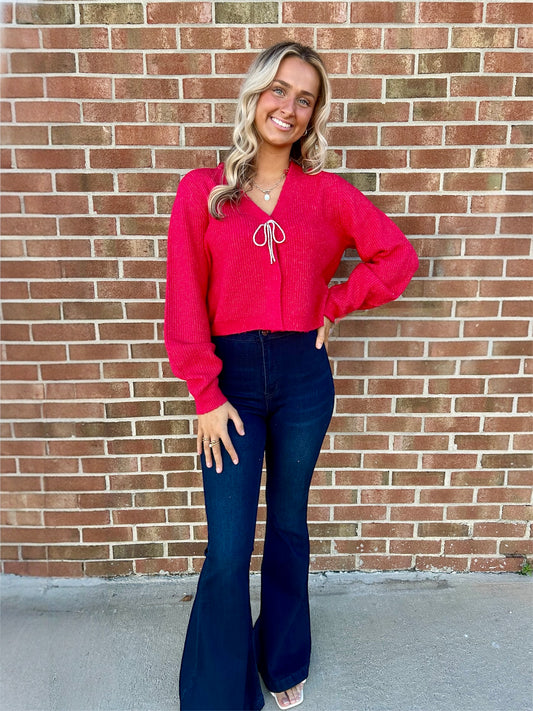 Sparkle Bow Sweater