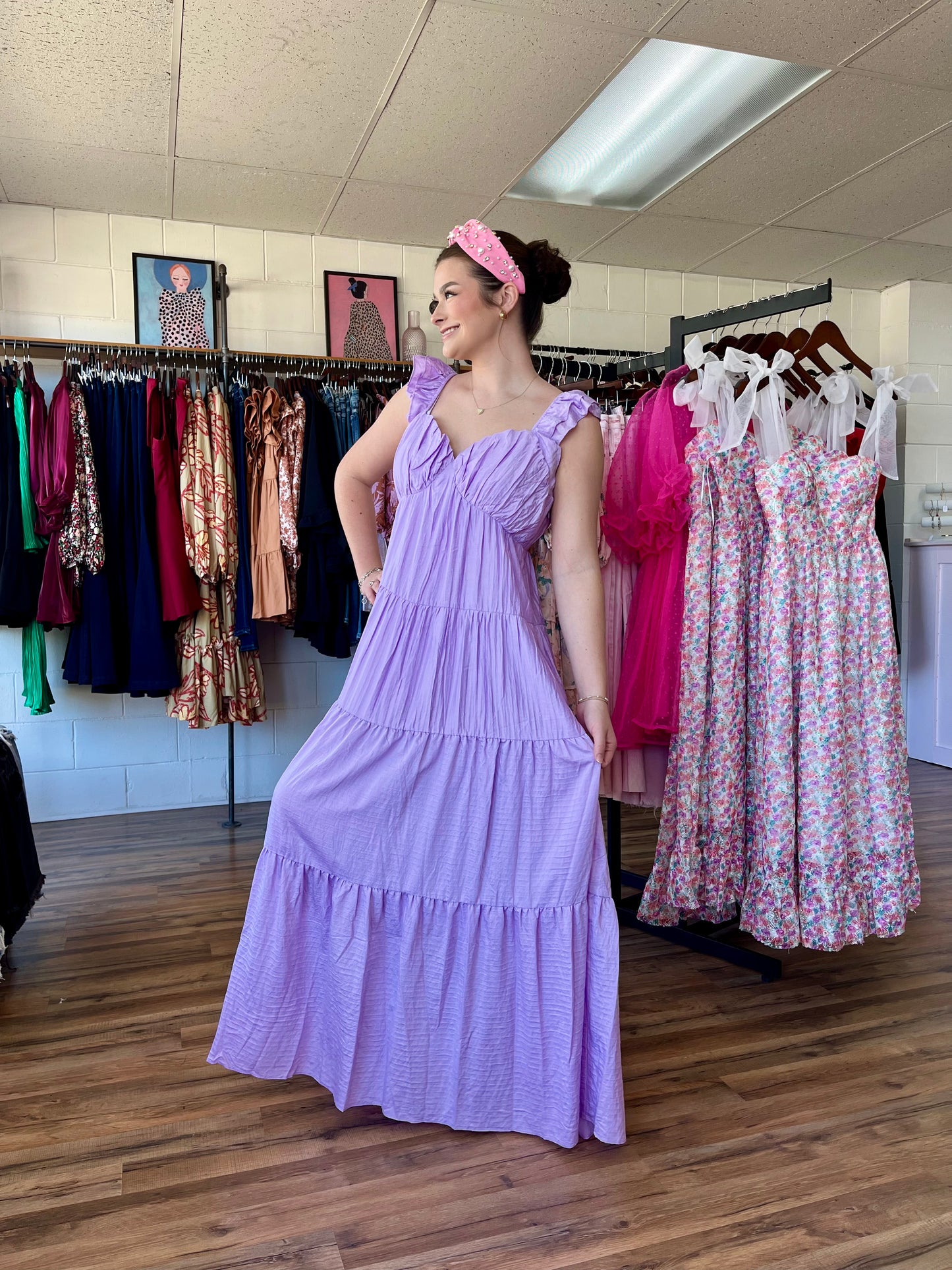 Lilac Maxi Dress