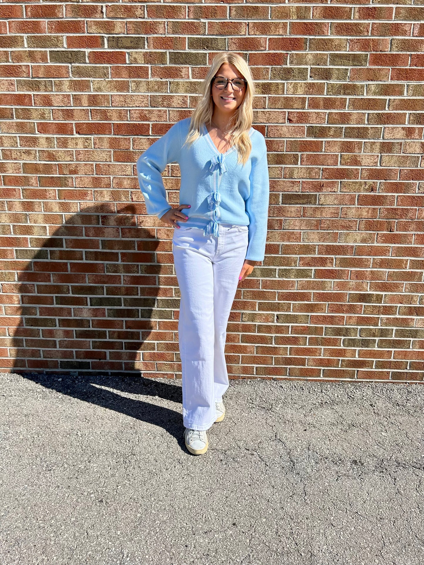 Katie Ribbon Bow Sweater