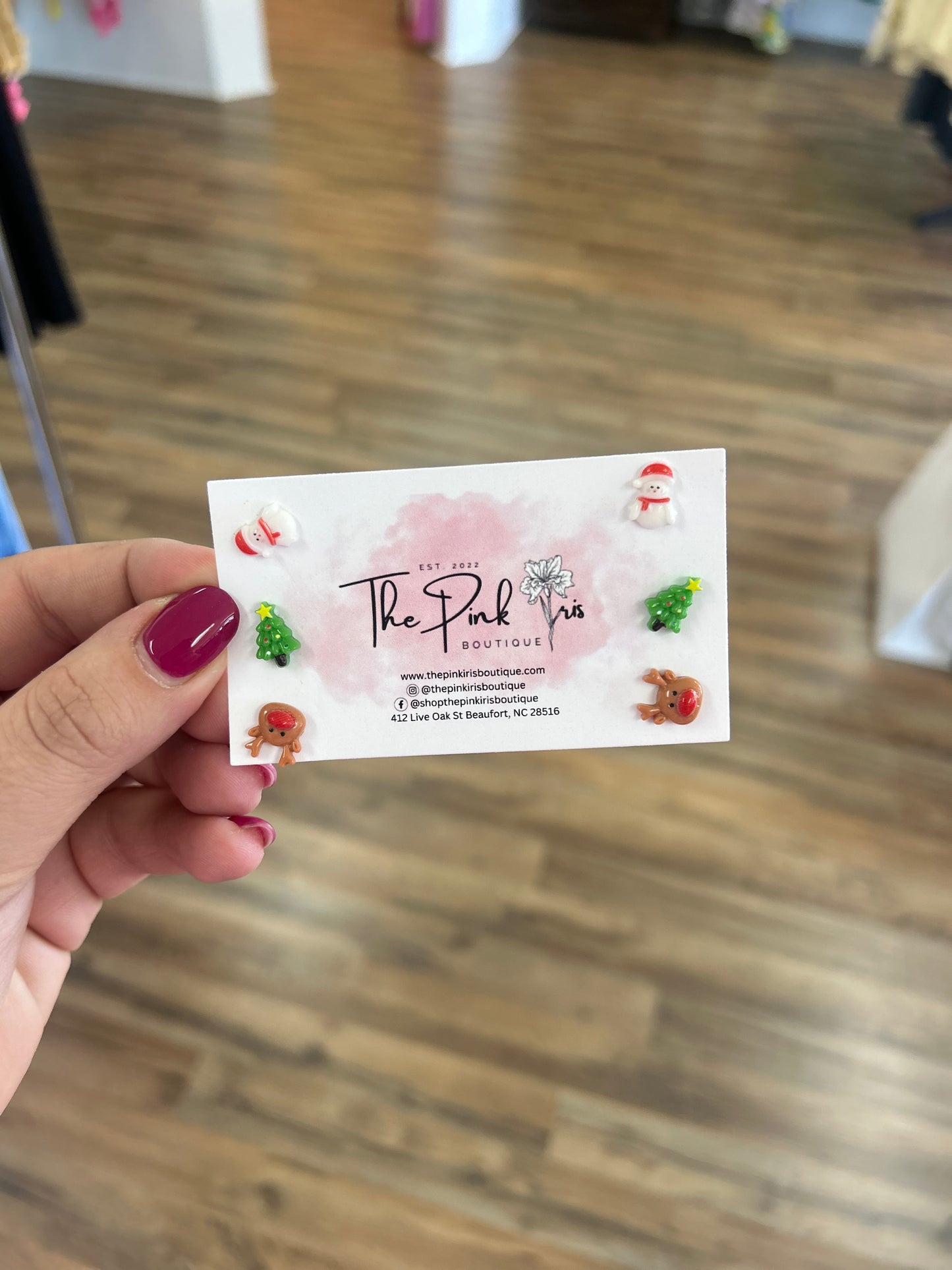 Christmas Theme Stud Earring Set