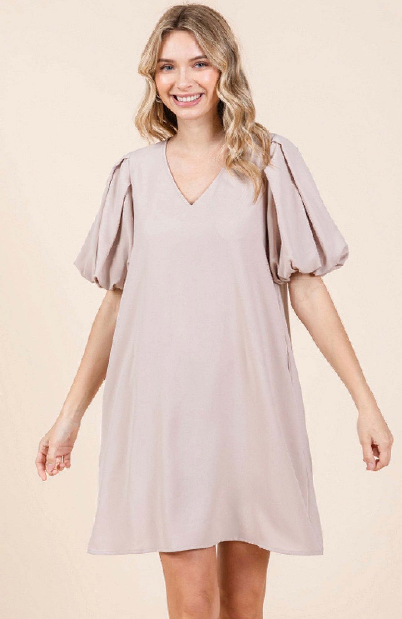Logan Dress- Oatmeal
