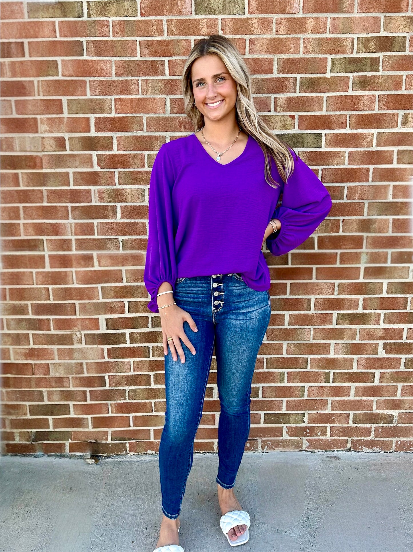Miranda Top-Purple