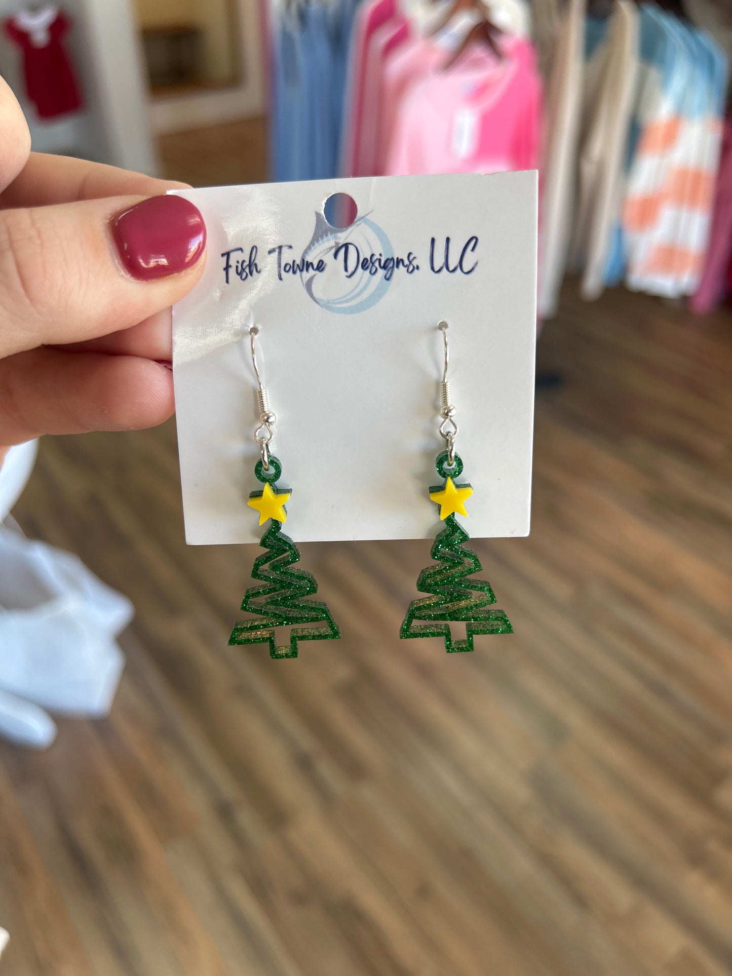 Christmas Tree Earrings