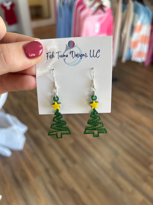 Christmas Tree Earrings