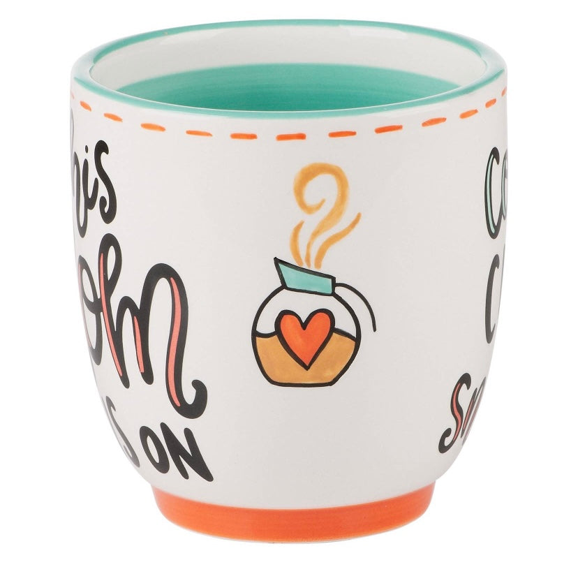 Mom Runs On Coffee and Chaos Mug