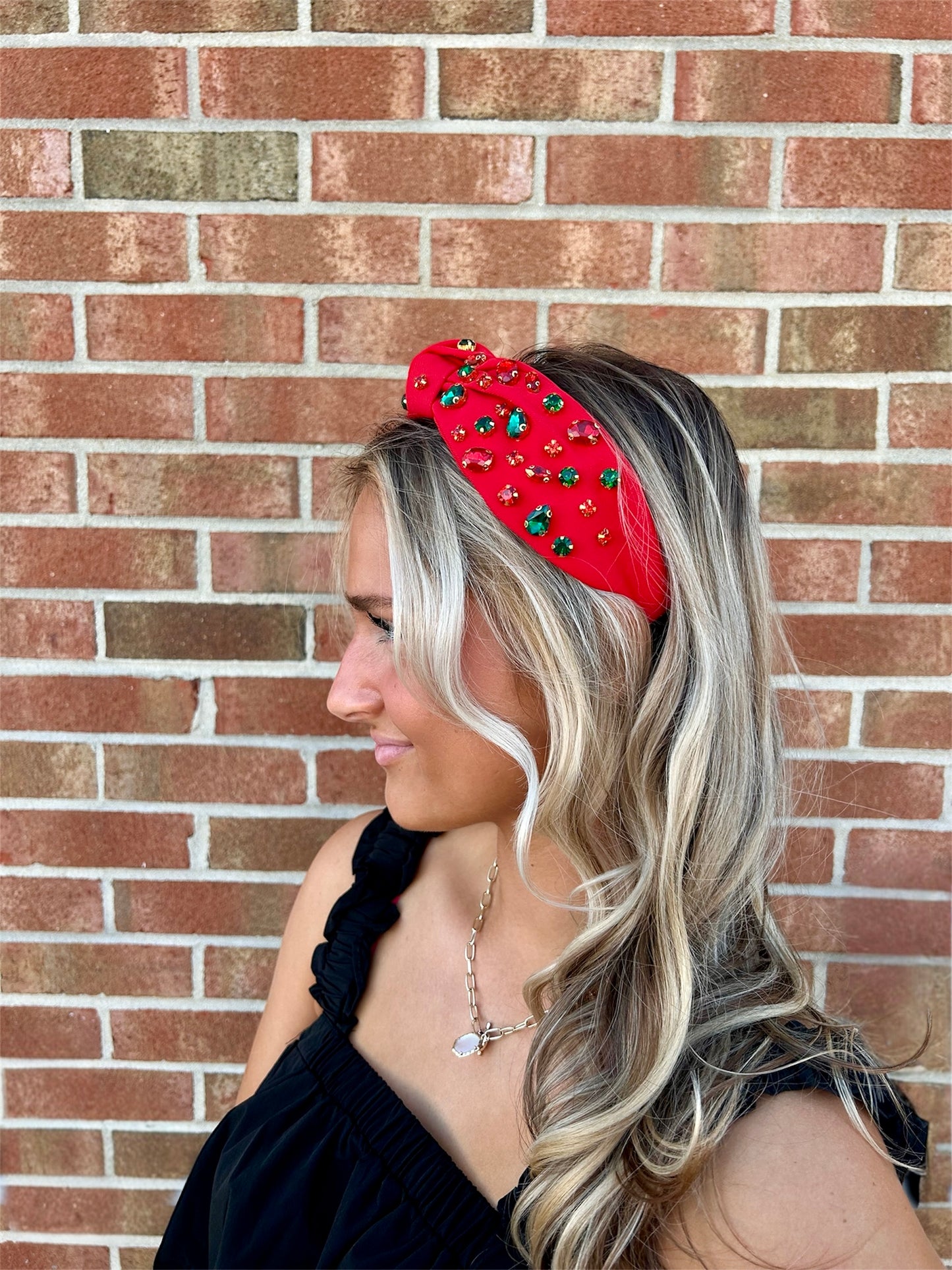 Christmas Multi Stone Headband