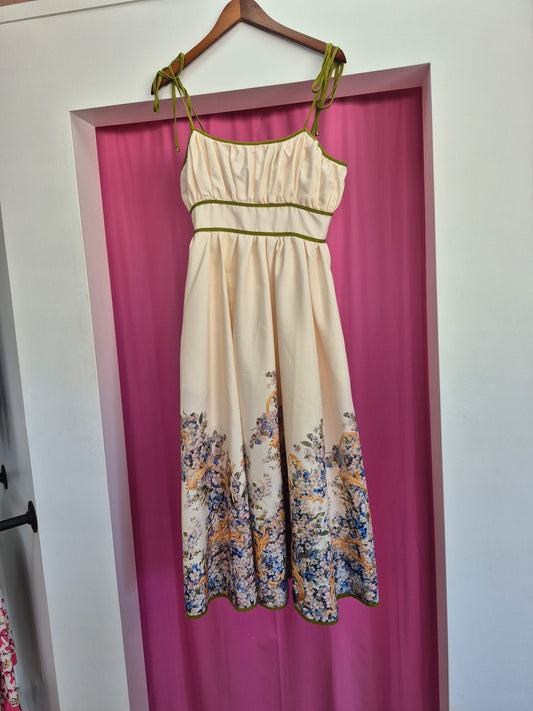 Monet Floral Print Dress