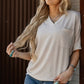 Becky Waffle Knit Top