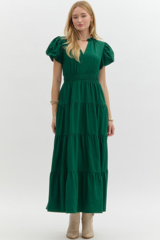 Hadley Maxi- Emerald Green