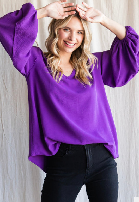 Miranda Top-Purple