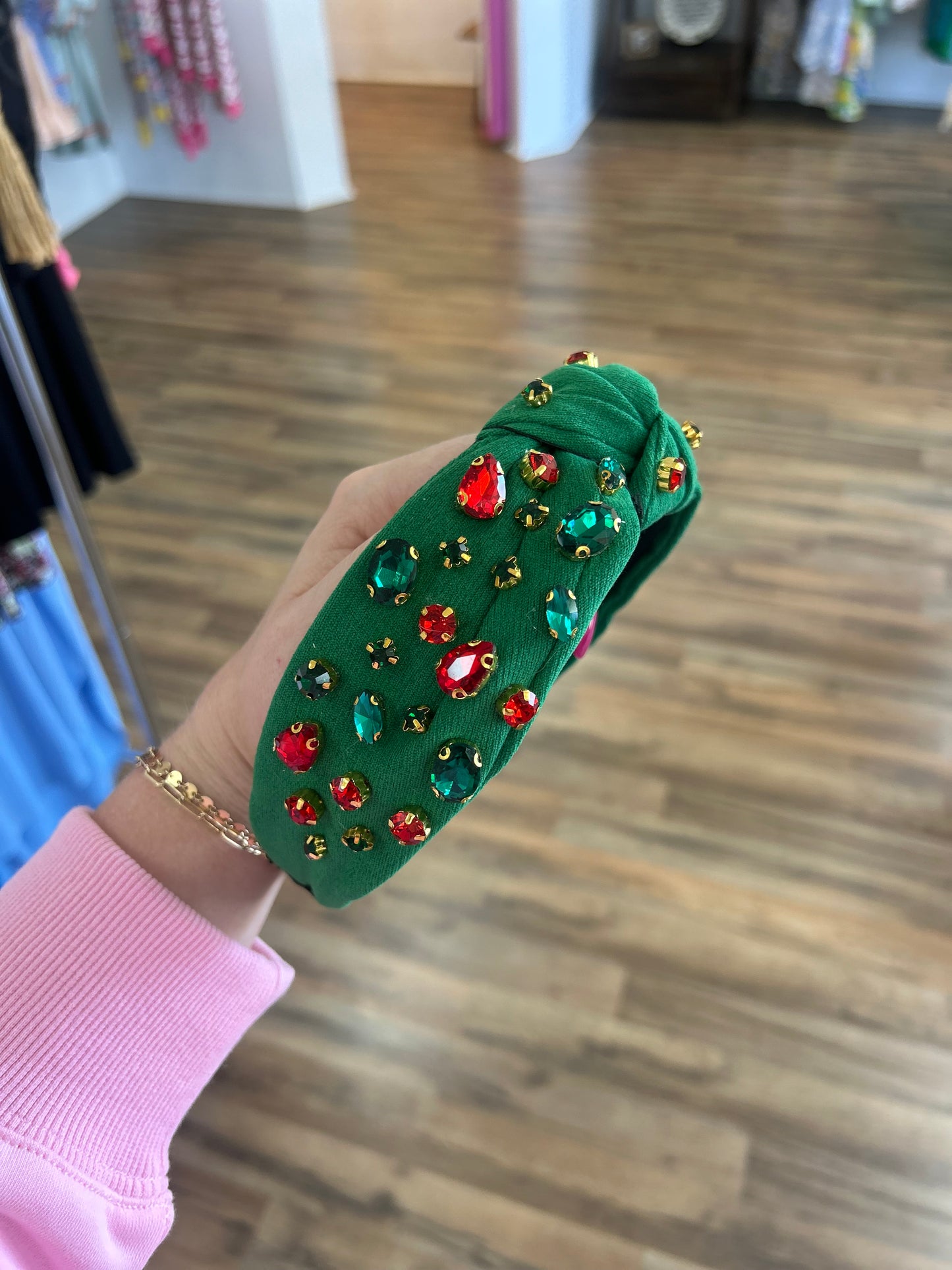 Christmas Multi Stone Headband