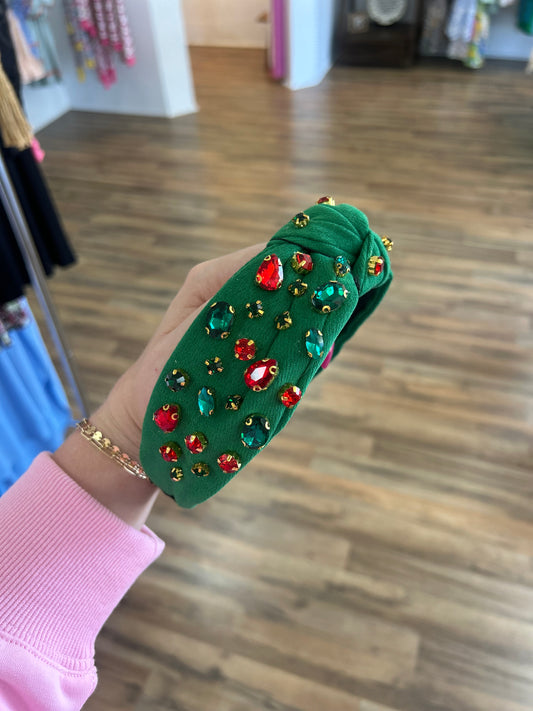 Christmas Multi Stone Headband