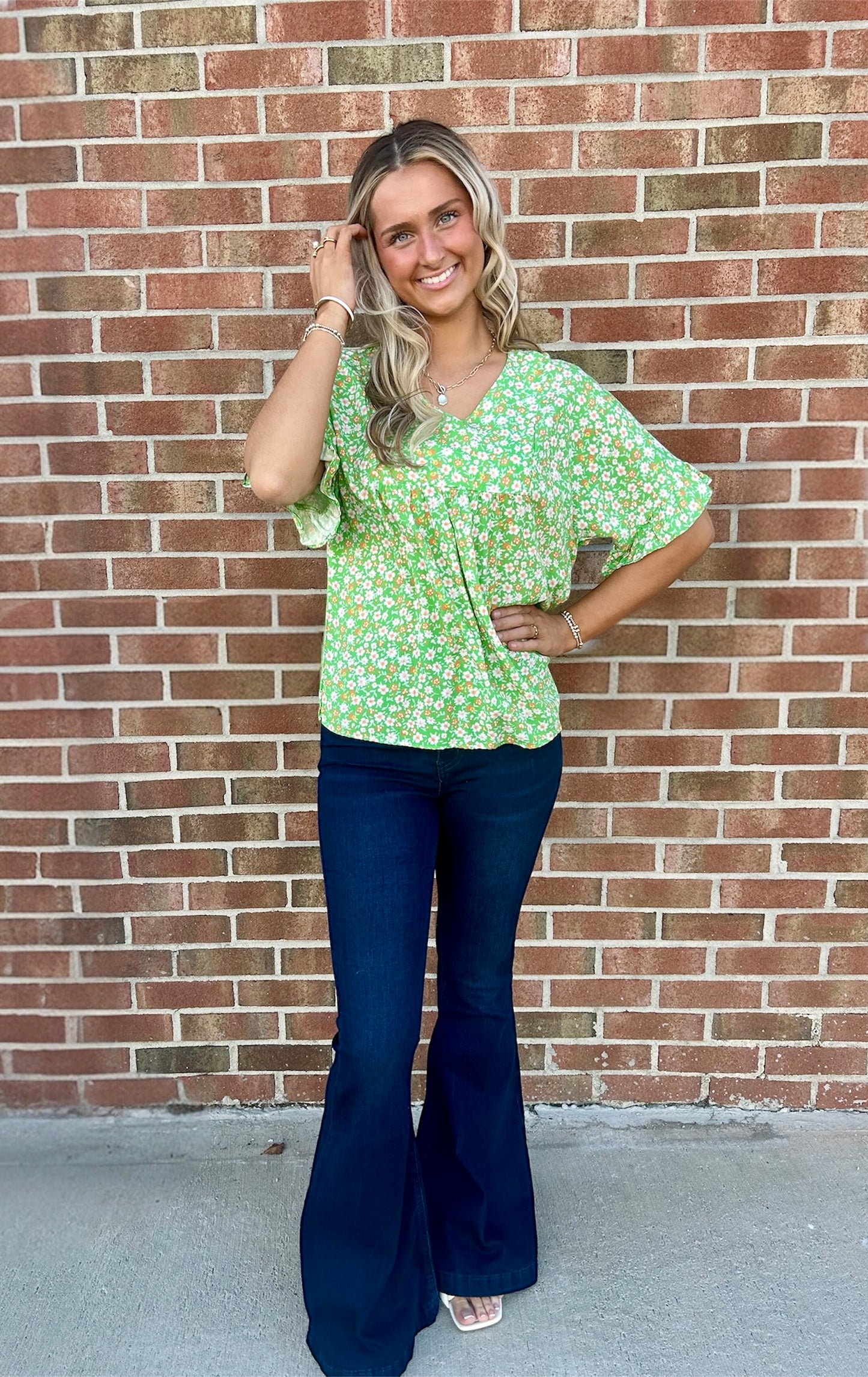 Bella Floral Print Blouse