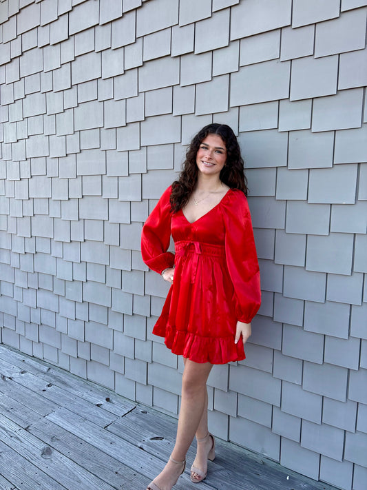 Sarah Bubble Sleeve Dress