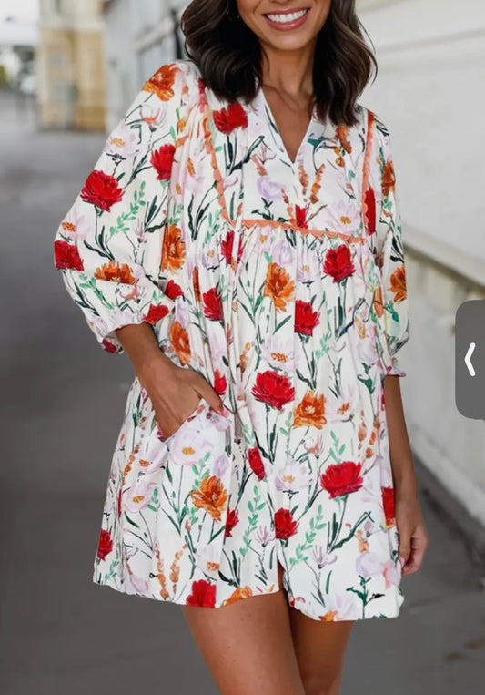 Christina Floral Dress