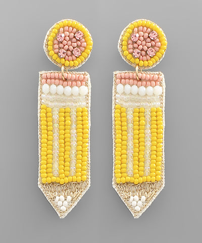 Teacher Pencil Earrings