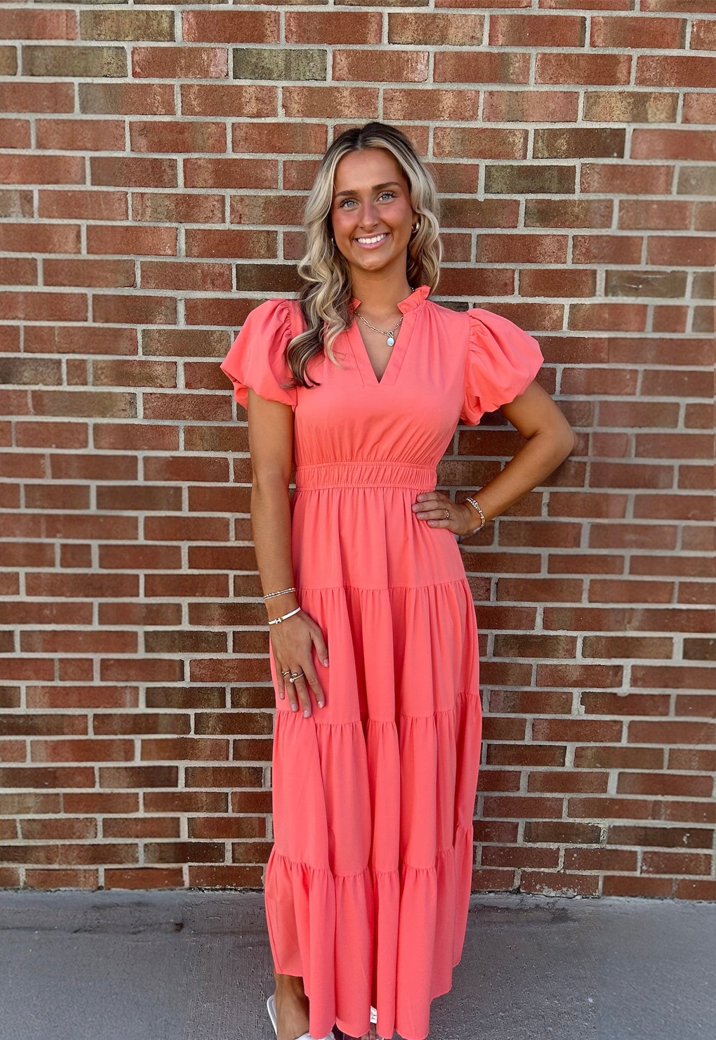Hadley Maxi- Coral