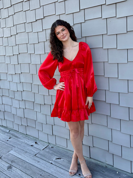 Sarah Bubble Sleeve Dress