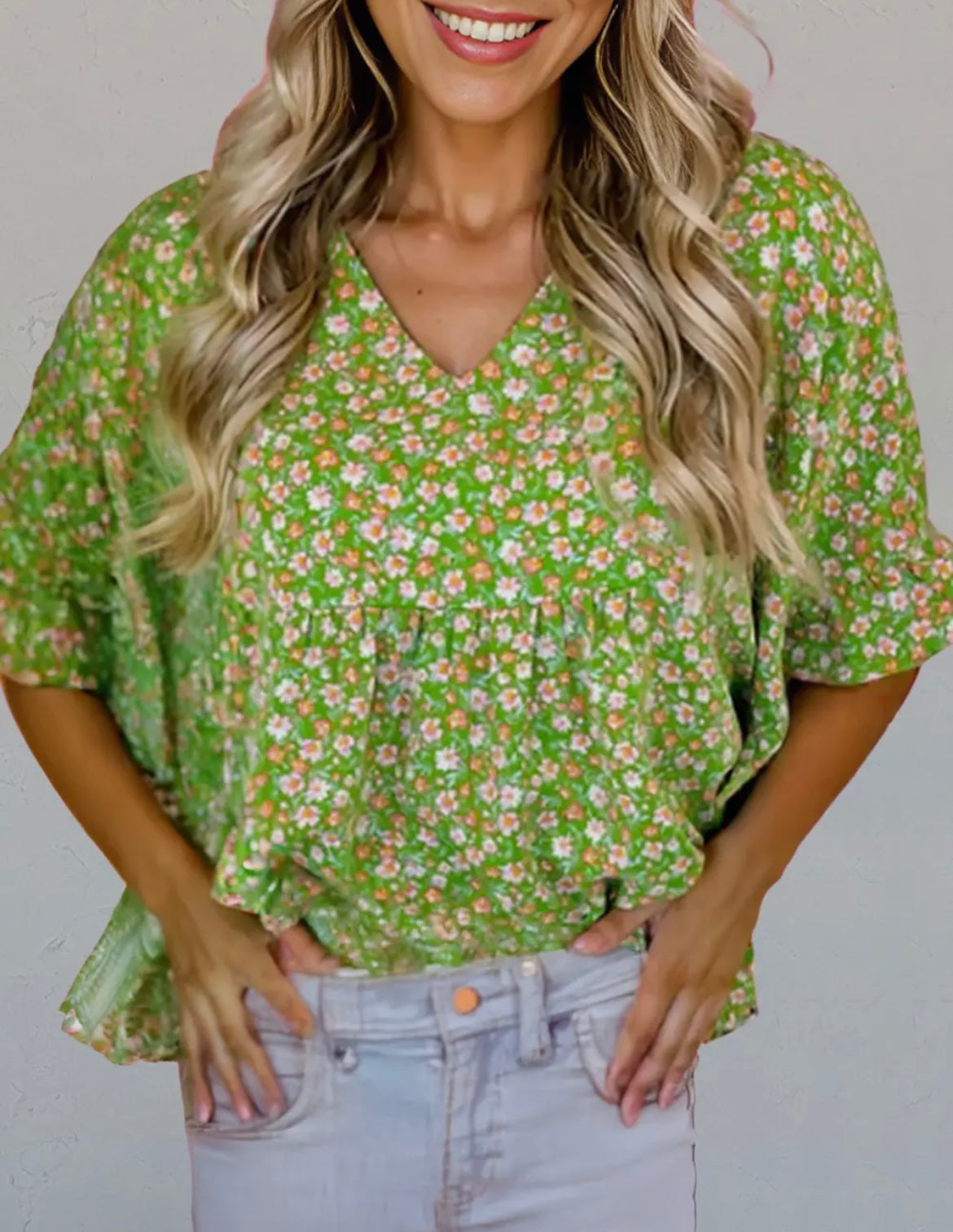 Bella Floral Print Blouse