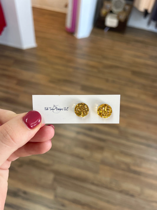 Hammer Gold Studs