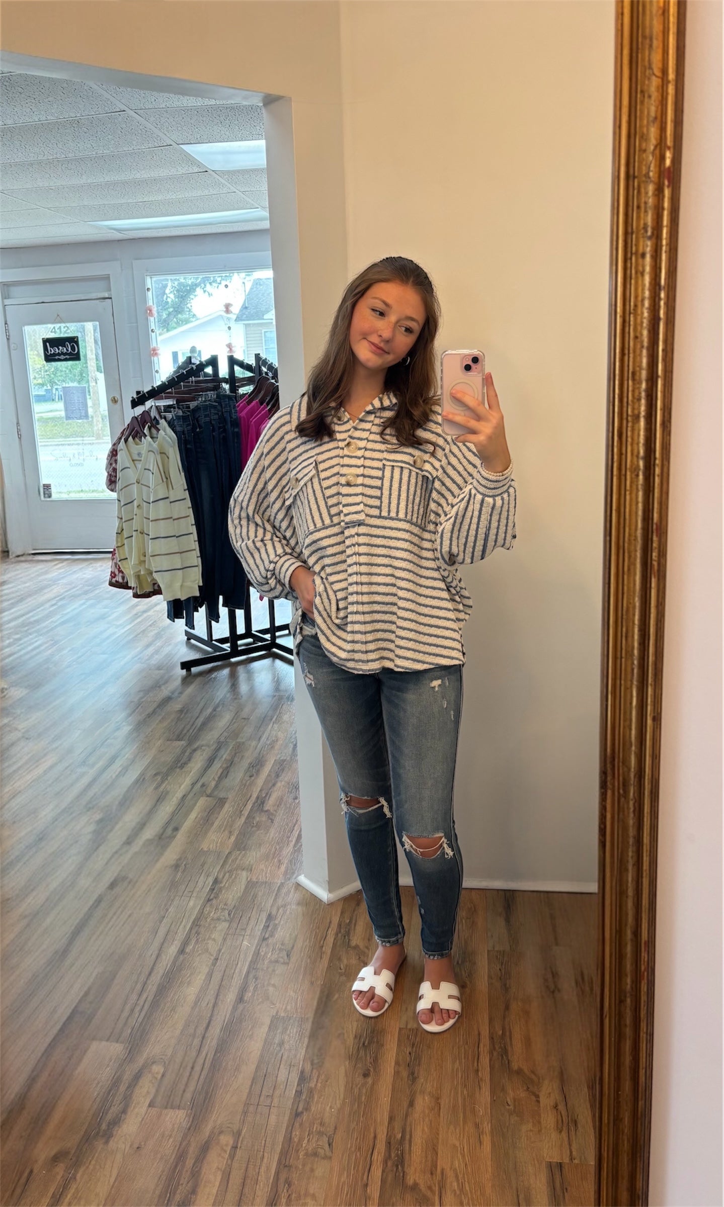 Kemper Striped Pullover