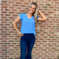 Abby Scallop Trim Blouse