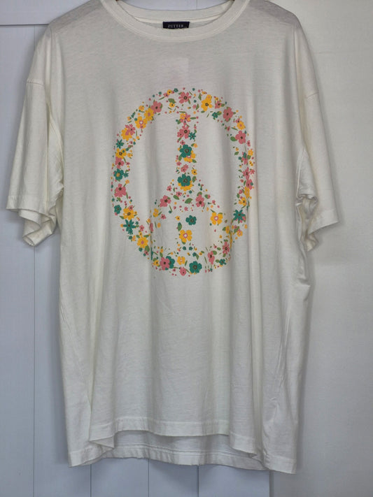 Peace oversized Graphic Tee